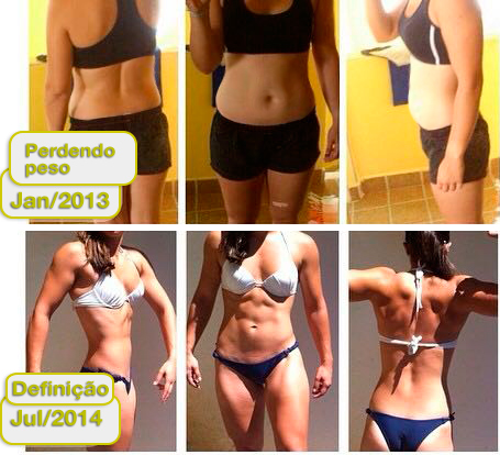 Personal trainer emagrecimento antes e depois